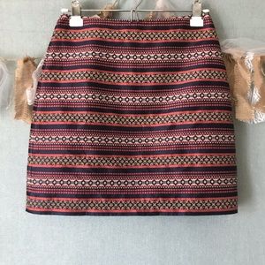 LOFT Petites Geometric Patterned Skirt - 1382